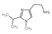 2-(2-异丙基-1-甲基咪唑-4-基)乙胺结构式