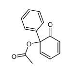 6-acetoxy-6-phenylcyclohexa-2,4-dienone Structure