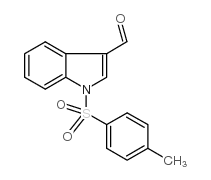 1-[(4-甲基苯基)磺酰]-1H-吲哚-3-甲醛结构式
