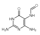 2,4-二氨基-5-甲酰氨基-6-羟基嘧啶结构式