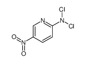 dichloro-(5-nitro-[2]pyridyl)-amine structure