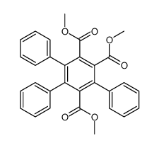 trimethyl 3,5,6-triphenylbenzene-1,2,4-tricarboxylate结构式
