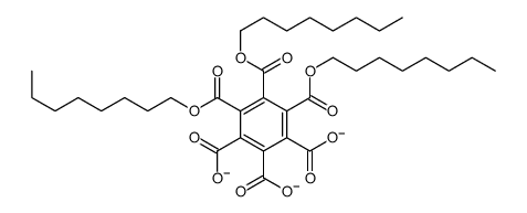 4,5,6-tris(octoxycarbonyl)benzene-1,2,3-tricarboxylate结构式