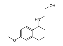 2-[(6-methoxy-1,2,3,4-tetrahydronaphthalen-1-yl)amino]ethanol Structure
