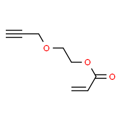 Propargyl-PEG1-acrylate结构式