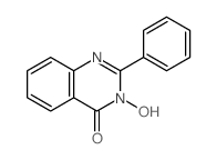 4(3H)-Quinazolinone,3-hydroxy-2-phenyl- Structure