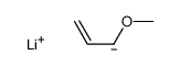 lithium,3-methoxyprop-1-ene结构式