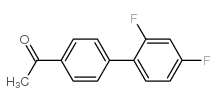 1-(2',4'-difluoro[1,1'-biphenyl]-4-yl)ethan-1-one结构式