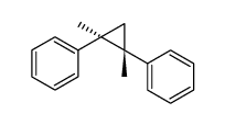 [(1R,2R)-1,2-dimethyl-2-phenylcyclopropyl]benzene Structure