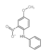 4-methoxy-2-nitro-N-phenyl-aniline structure