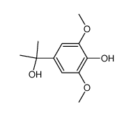 2-(4-Hydroxy-3,5-dimethoxyphenyl)-2-propanol Structure