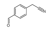 2-(4-formylphenyl)acetonitrile Structure