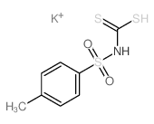 Carbamodithioic acid, ((4-methylphenyl)sulfonyl)-结构式