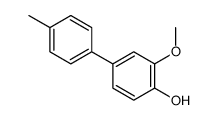 2-methoxy-4-(4-methylphenyl)phenol结构式