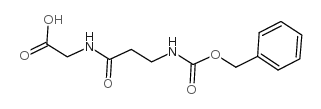 N-[苯甲氧羰基]-BETA-丙氨酰甘氨酸结构式