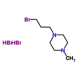 3-(甲基哌嗪)-丙溴二氢溴酸结构式