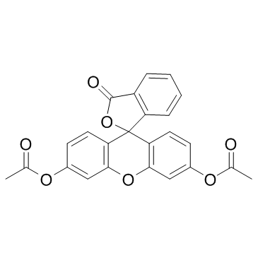 二乙酸荧光素结构式