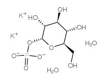 Alpha-D-glucopyranose 1-phosphate dipotassium salt hydrate Structure