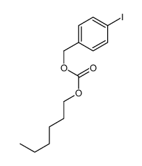 Hexyl p-iodobenzyl=carbonate structure