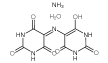 紫脲酸铵,一水结构式
