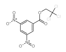 Ethanol,2,2,2-trichloro-, 1-(3,5-dinitrobenzoate)结构式