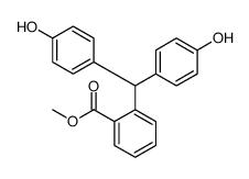methyl 2-[bis(4-hydroxyphenyl)methyl]benzoate结构式
