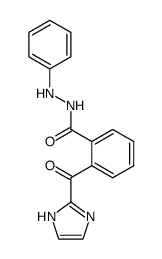 2-(1H-imidazole-2-carbonyl)-benzoic acid N'-phenyl-hydrazide结构式