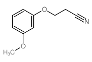 3-(3-methoxyphenoxy)propanenitrile Structure