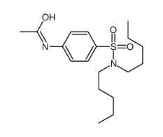 N-[4-(dipentylsulfamoyl)phenyl]acetamide结构式