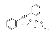 (2-phenylethynyl-phenyl)-phosphonic acid diethyl ester结构式