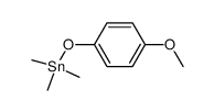 (4-methoxyphenoxy)trimethylstannane结构式