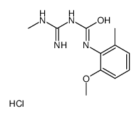 1-(2-methoxy-6-methylphenyl)-3-(N'-methylcarbamimidoyl)urea,hydrochloride结构式
