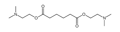 bis[2-(dimethylamino)ethyl] hexanedioate Structure