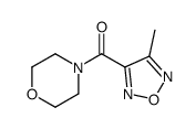 (4-methyl-1,2,5-oxadiazol-3-yl)-morpholin-4-ylmethanone Structure