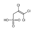 2,3,3-trichloroprop-2-ene-1-sulfonic acid Structure