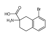 2-amino-8-bromo-3,4-dihydro-1H-naphthalene-2-carboxylic acid Structure