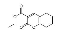 2-氧代-5,6,7,8-四氢-2H-色满-3-羧酸乙酯结构式