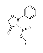 ethyl 4-oxo-2-phenyl-4,5-dihydrofuran-3-carboxylate Structure