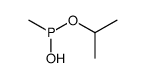 isopropyl hydrogen methylphosphonite Structure