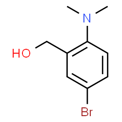 [5-Bromo-2-(dimethylamino)phenyl]methanol structure