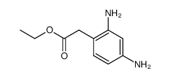 (2,4-diamino-phenyl)-acetic acid ethyl ester结构式