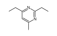Pyrimidine, 2,4-diethyl-6-methyl- (9CI)结构式