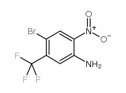 4-溴-2-硝基-5-三氟甲基苯胺结构式