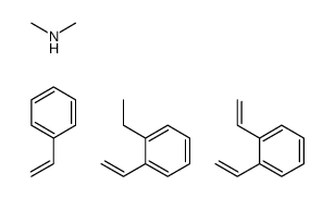 N-甲基甲胺与氯甲基化二乙烯基苯和乙烯基乙基苯-苯乙烯聚合物的反应产物图片