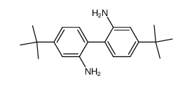 2,2'-diamino-4,4'-di-tert-butylbiphenyl Structure