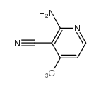 2-amino-3-cyano-4-methylpyridine structure