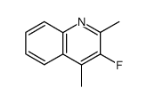3-fluoro-2,4-dimethylquinoline Structure
