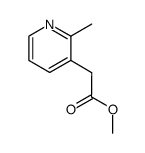3-(2-methylpyridyl)acetic acid methyl ester结构式