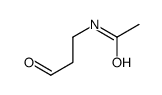 N-(3-oxopropyl)acetamide结构式