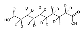 Decanedioic acid-d16 Structure